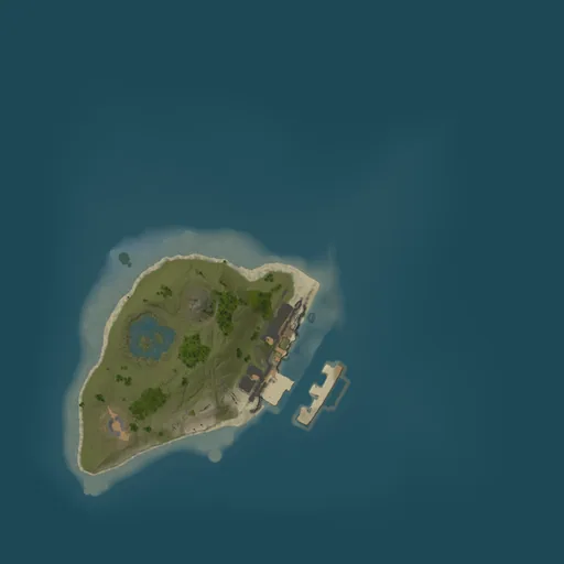 Карта Rust 1250, сид 100092