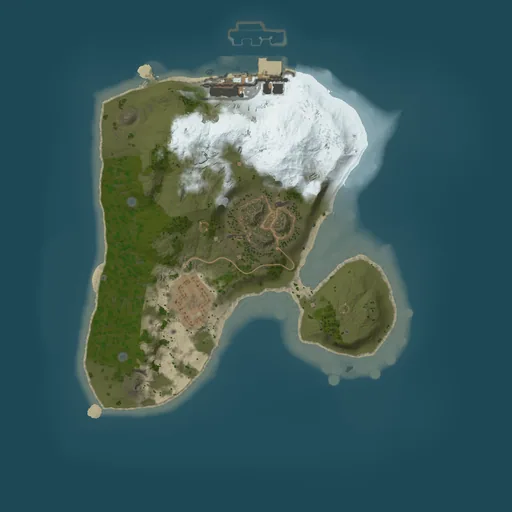 Карта Rust 1500, сид 100015