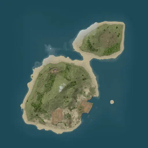 Карта Rust 1500, сид 100005